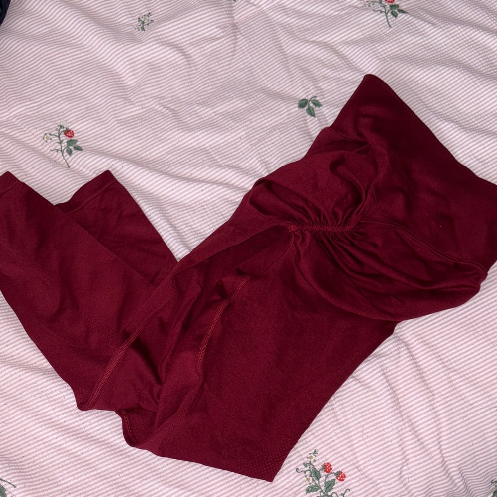 Wine Red leggings